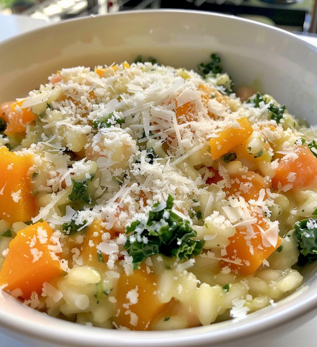 Butternut Squash & Kale Risotto (Light) - detail 1