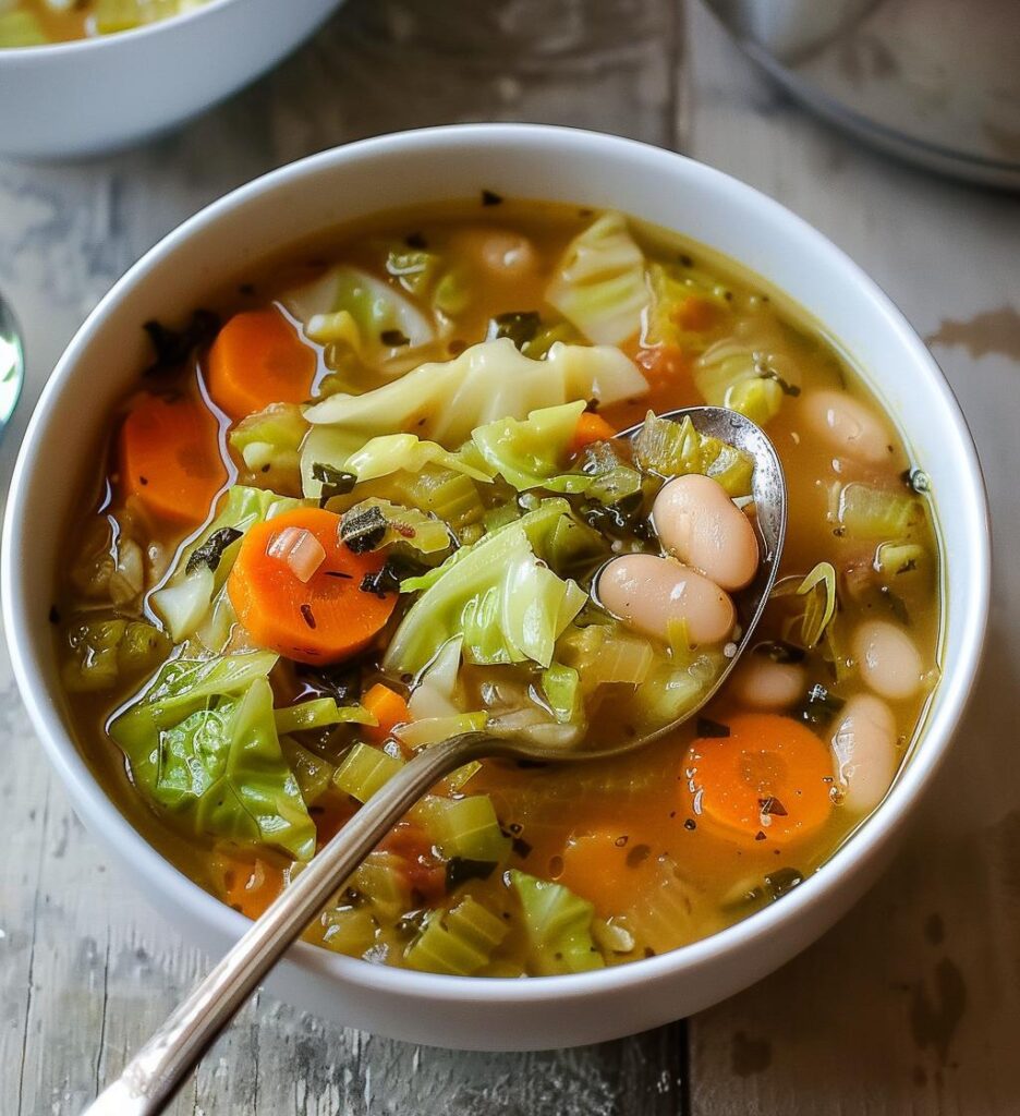 Cabbage & White Bean Soup