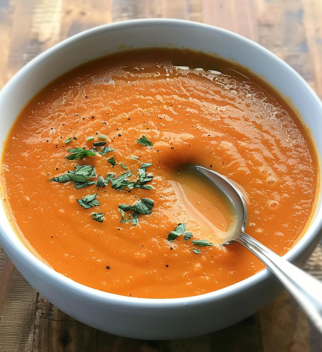Carrot Ginger Coconut-Free Soup
