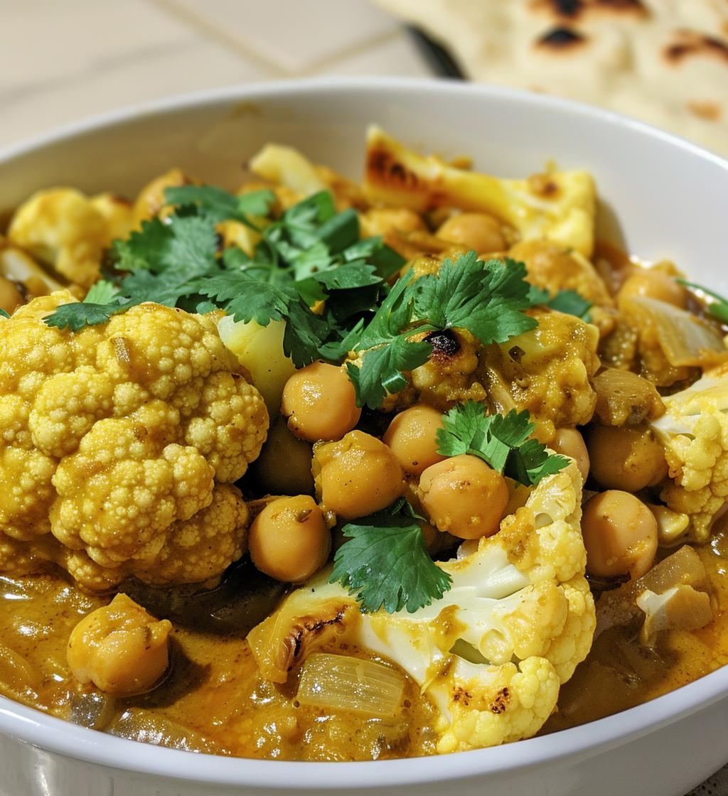 Cauliflower Chickpea Curry - detail 1