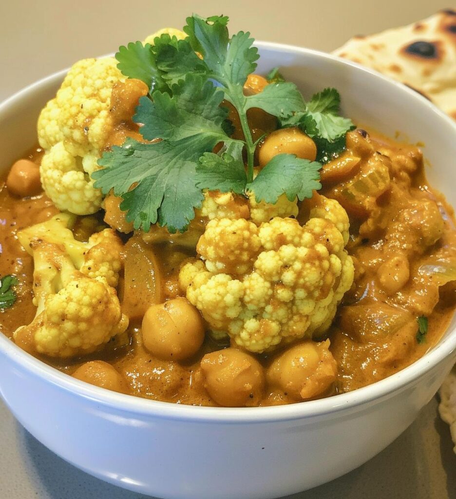 Cauliflower Chickpea Curry