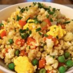 Cauliflower “Fried Rice” with Eggs