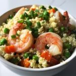 Cauliflower Fried “Rice” with Shrimp
