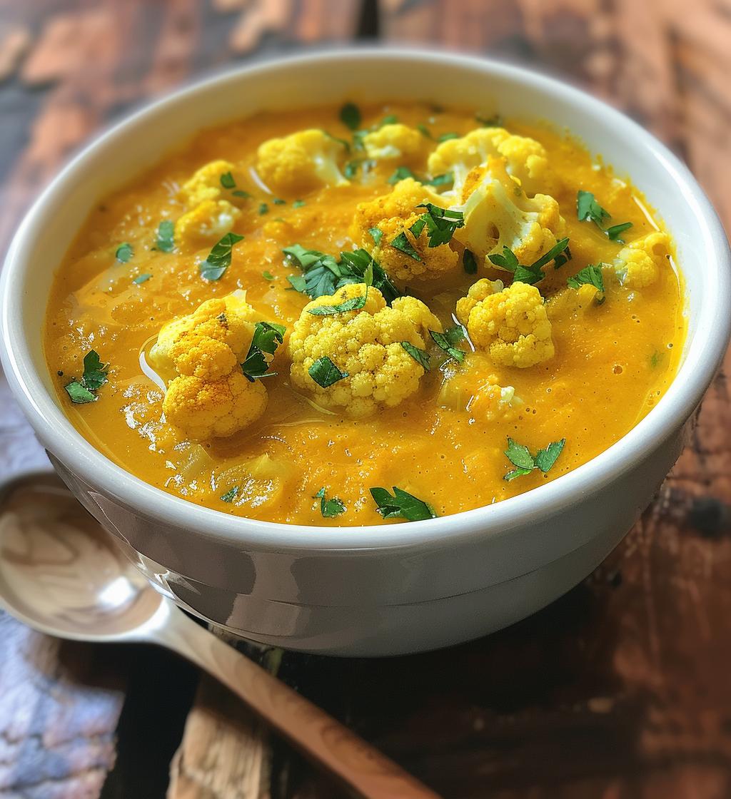 Cauliflower Turmeric Soup