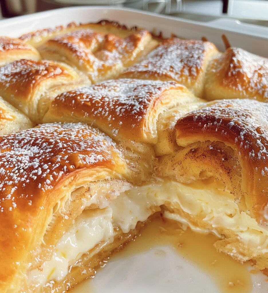 Cheesecake Crescent Rolls Casserole