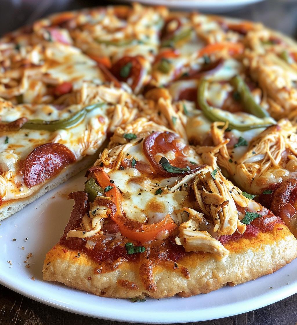 Chicken Crust Pizza Recipe