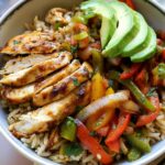 Chicken Fajita Veggie Bowls