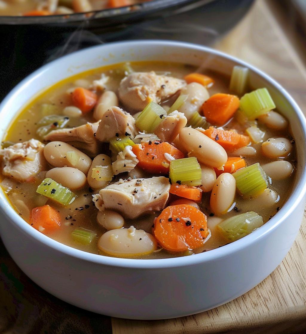 Chicken & White Bean Stew - detail 1