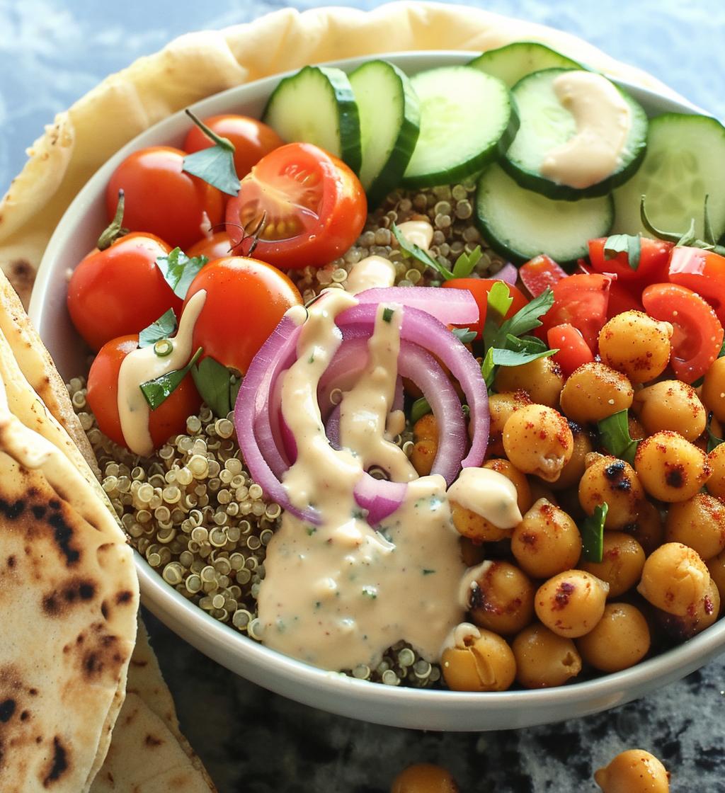 Chickpea “Shawarma” Bowl - detail 1