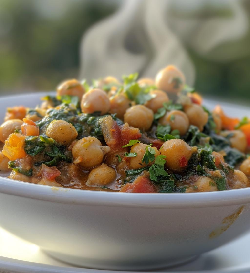 Chickpea & Spinach Coconut-Free Curry - detail 1
