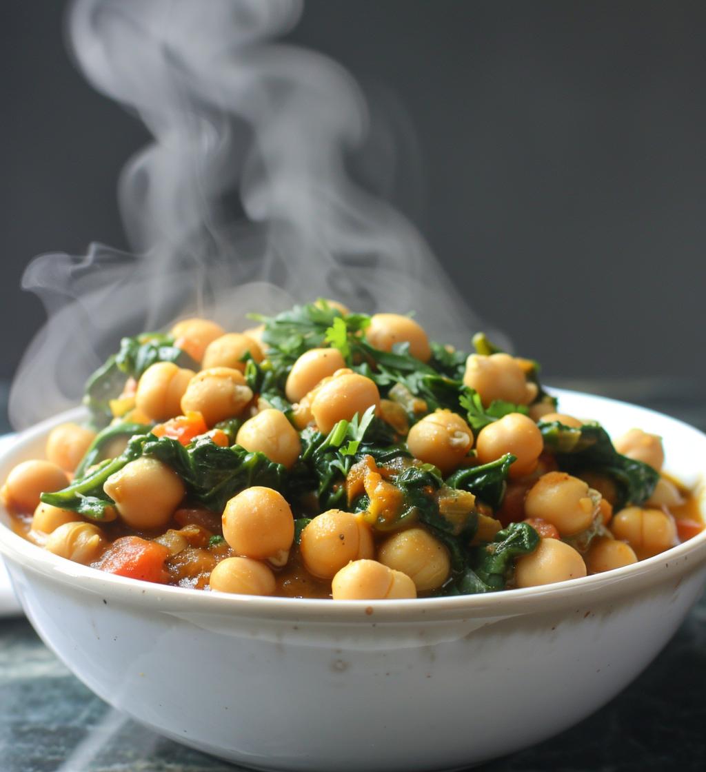 Chickpea & Spinach Coconut-Free Curry