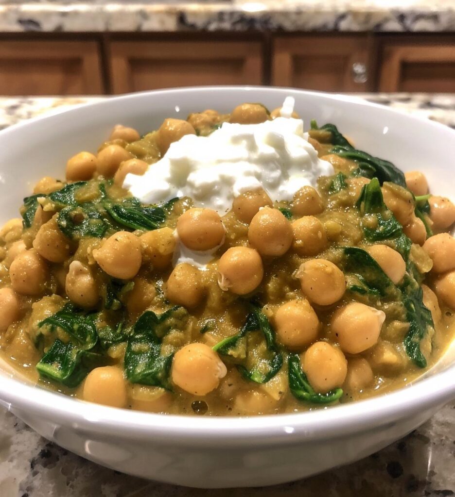 Chickpea & Spinach Curry