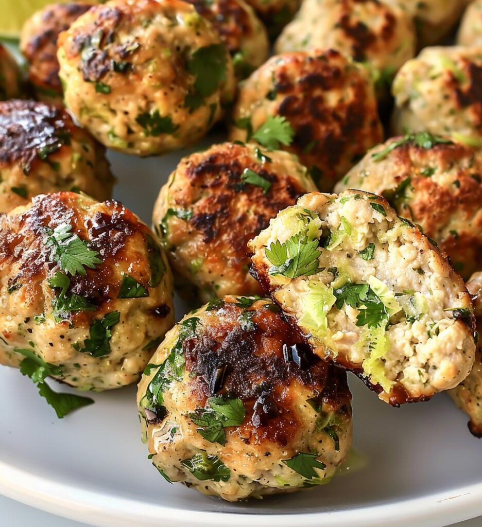 Cilantro Lime Turkey Meatballs