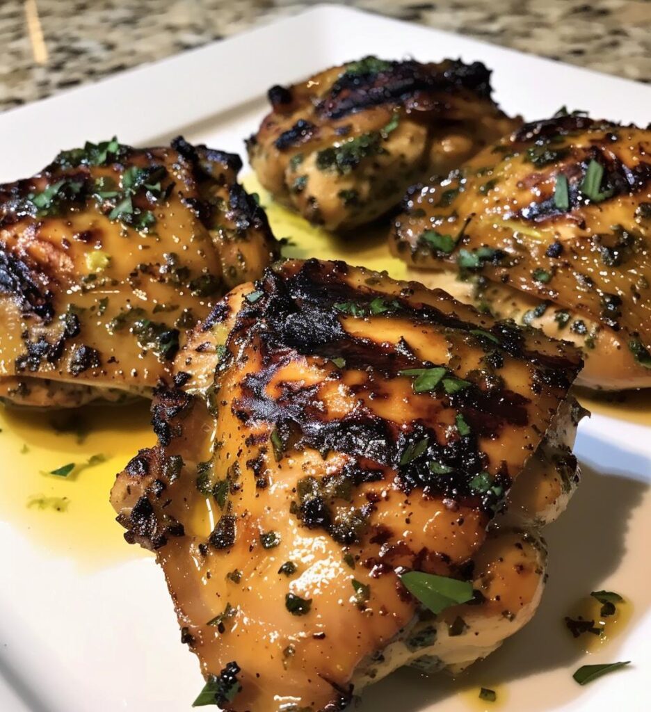 Citrus Herb Grilled Chicken Thighs