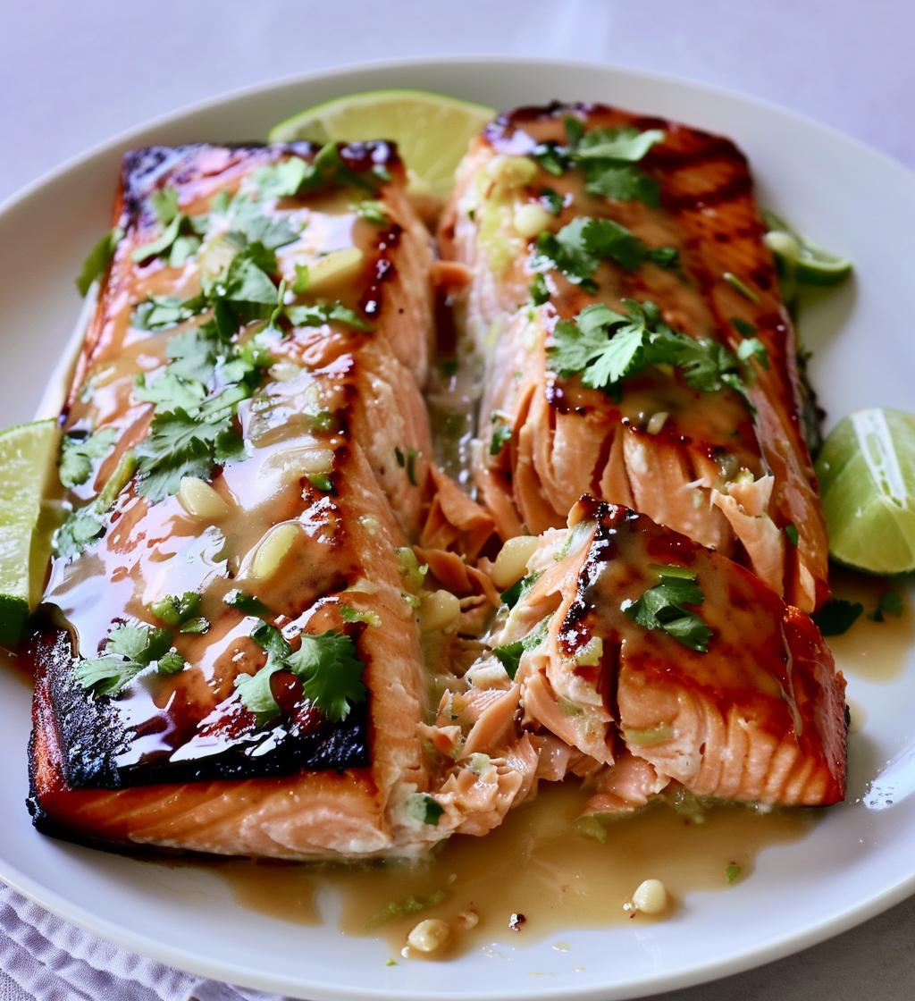 Coconut Lime Salmon - detail 1