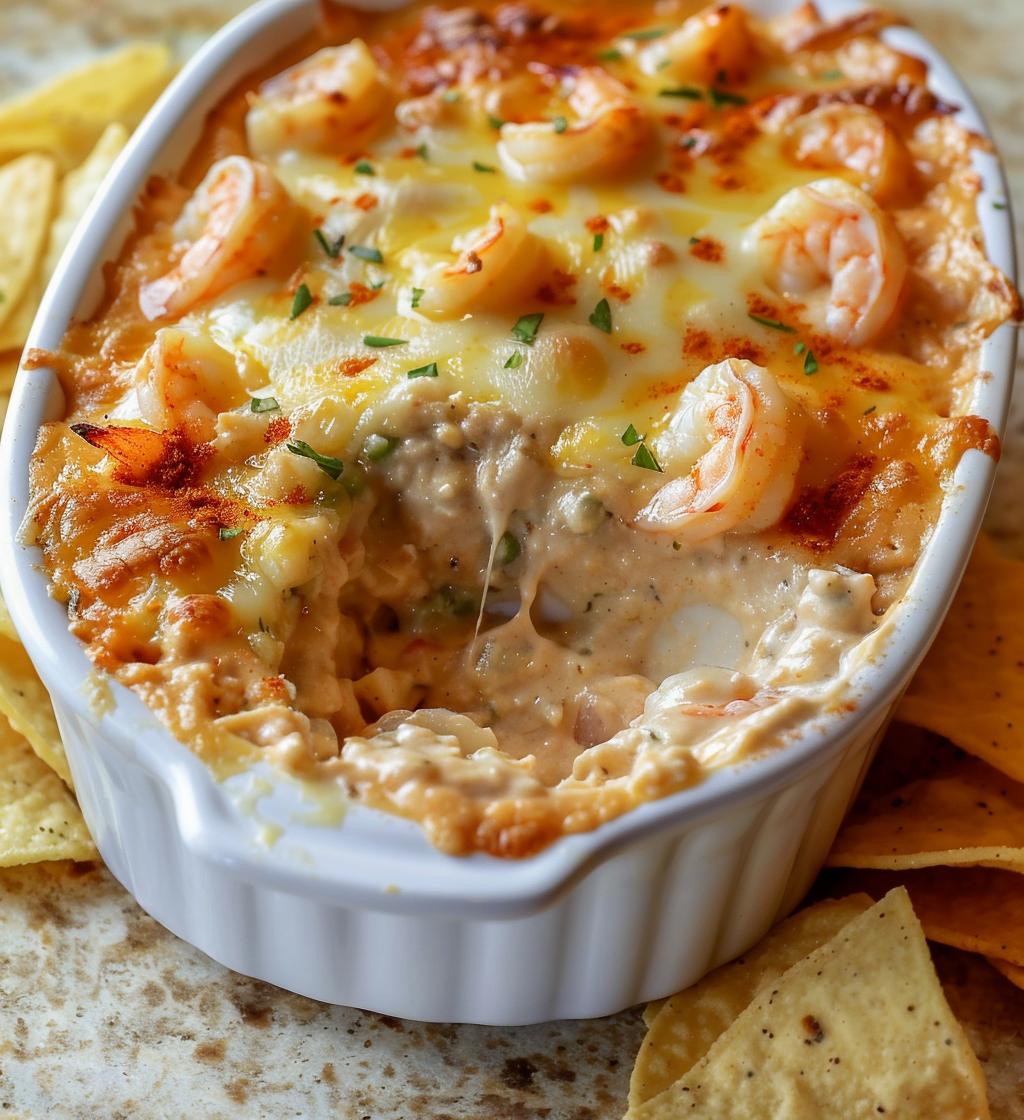 Creamy Cajun Shrimp Dip - detail 1