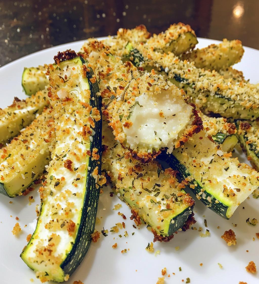 Crispy Baked Zucchini Fries - detail 1