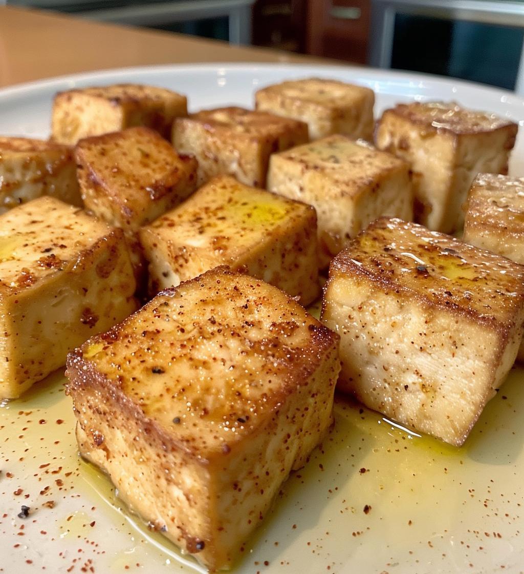 Crispy Oven Tofu (no coating)