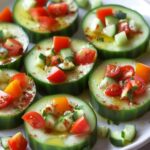 Cucumber Hummus Cups