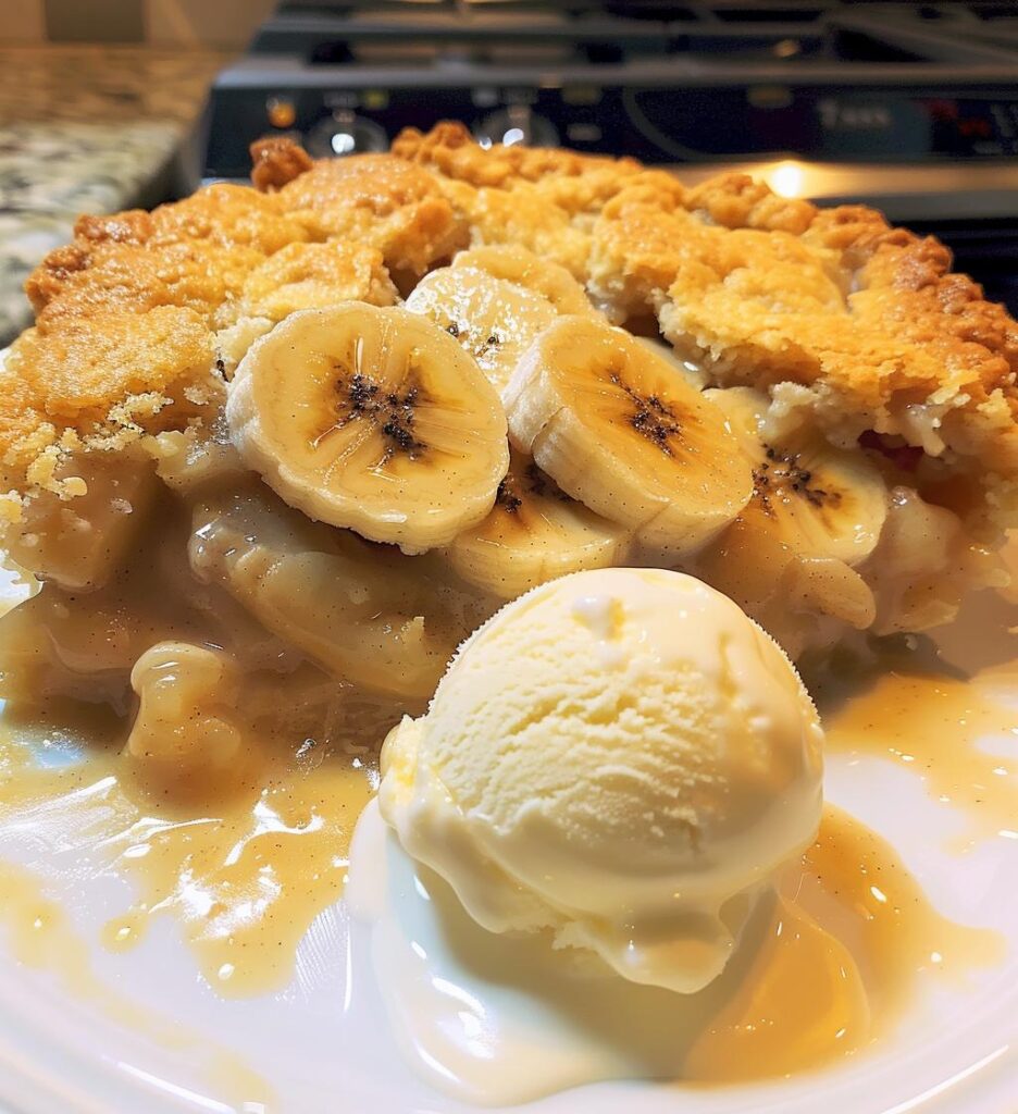 Delicious Southern Banana Cobbler Recipe