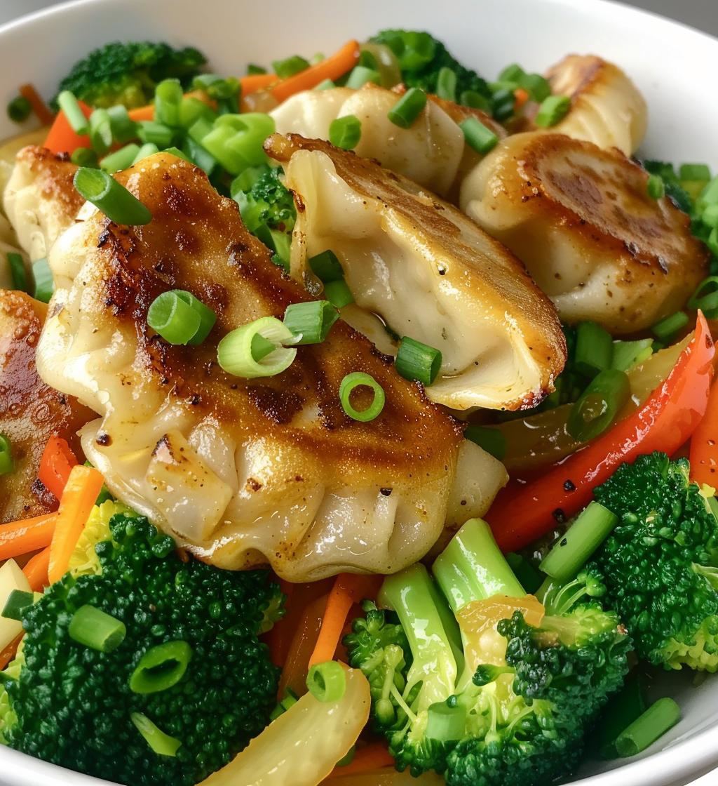 Easy Potsticker Stir Fry