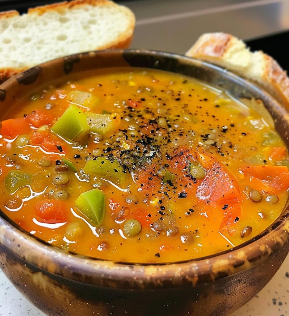 Ethiopian Red Lentil Soup