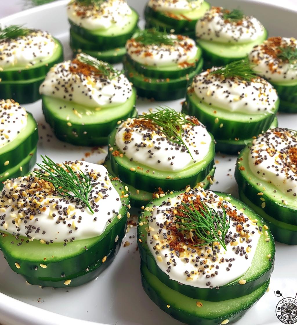 Everything Bagel Cucumber Bites - detail 1