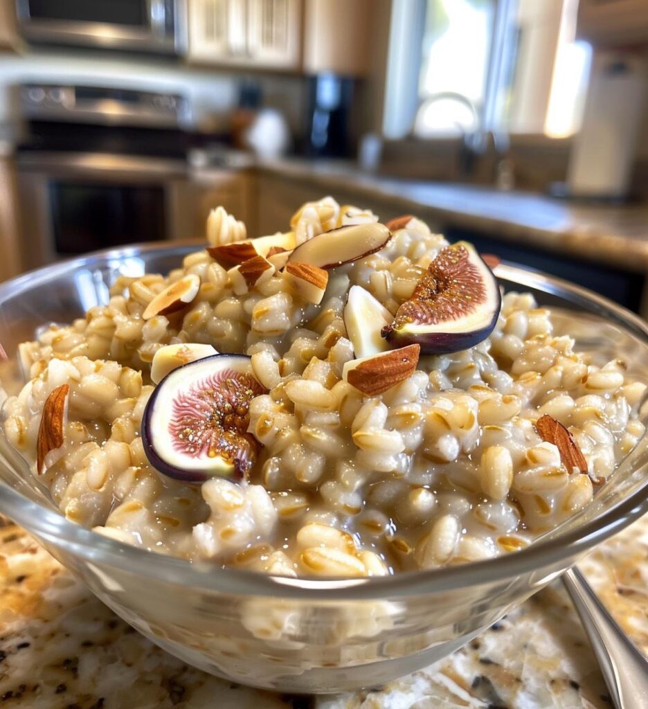 Fig + Almond Overnight Barley