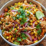 Flavorful Street Corn Chicken Rice Bowl Recipe