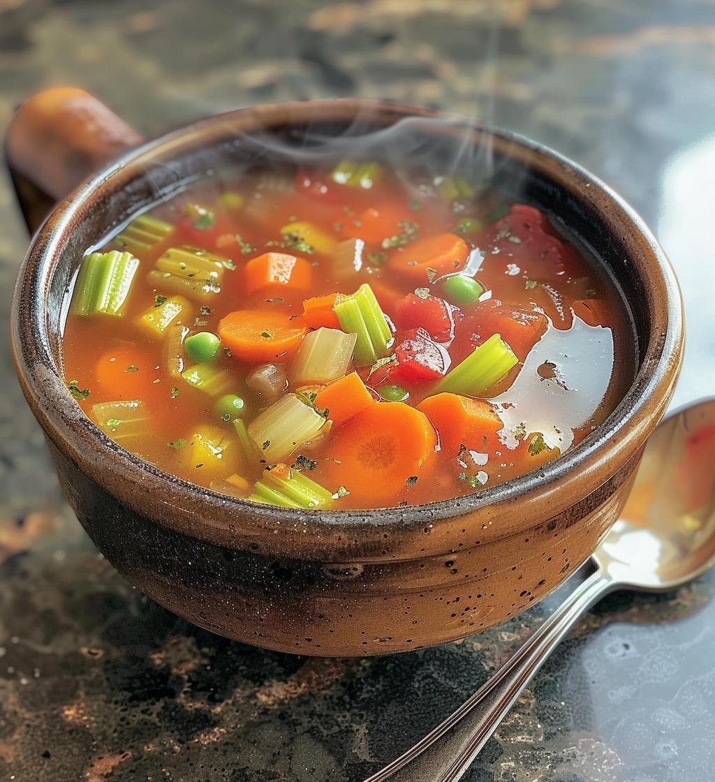Garden Vegetable Soup - detail 1