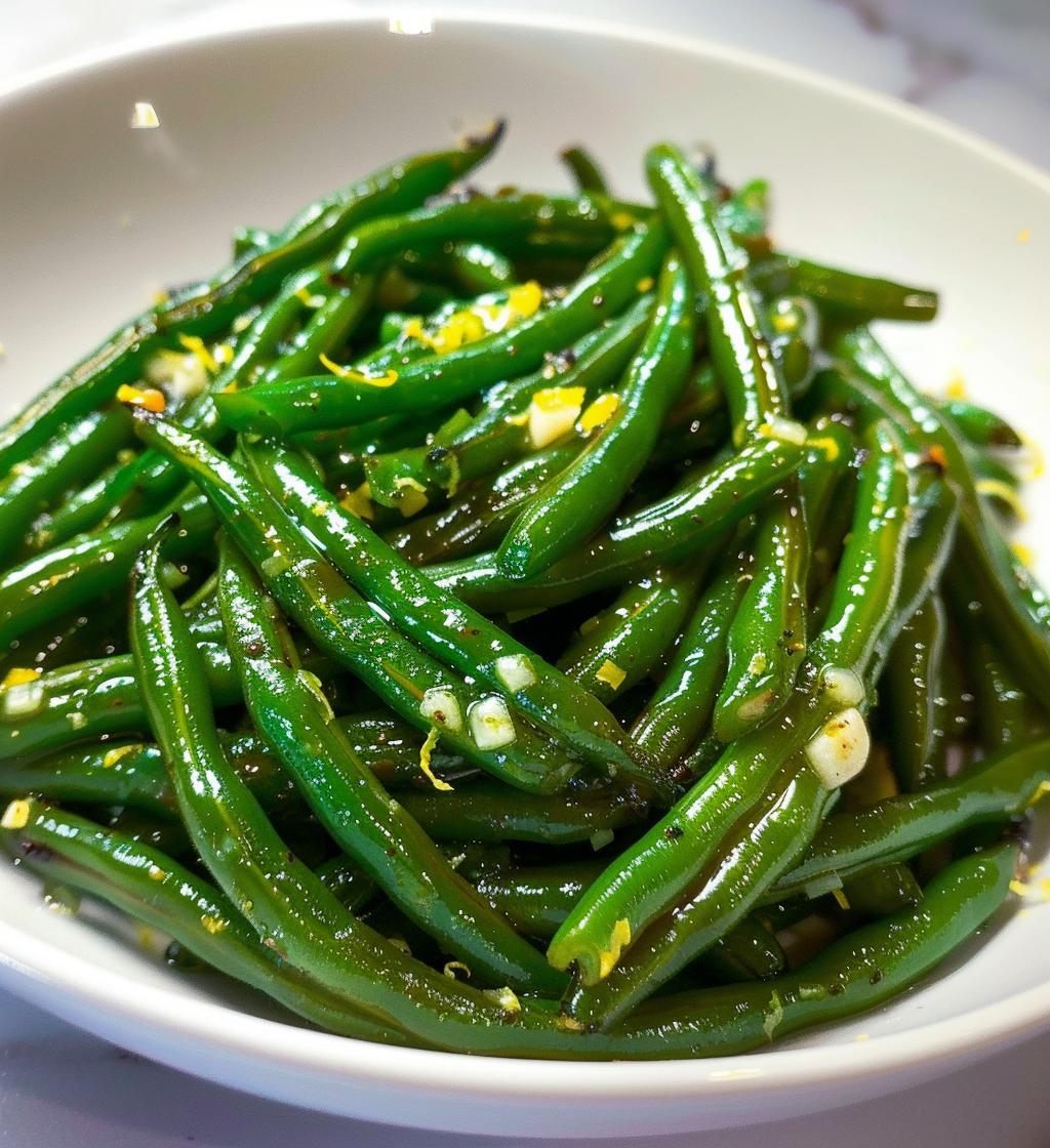 Garlic Lemon Green Beans - detail 1