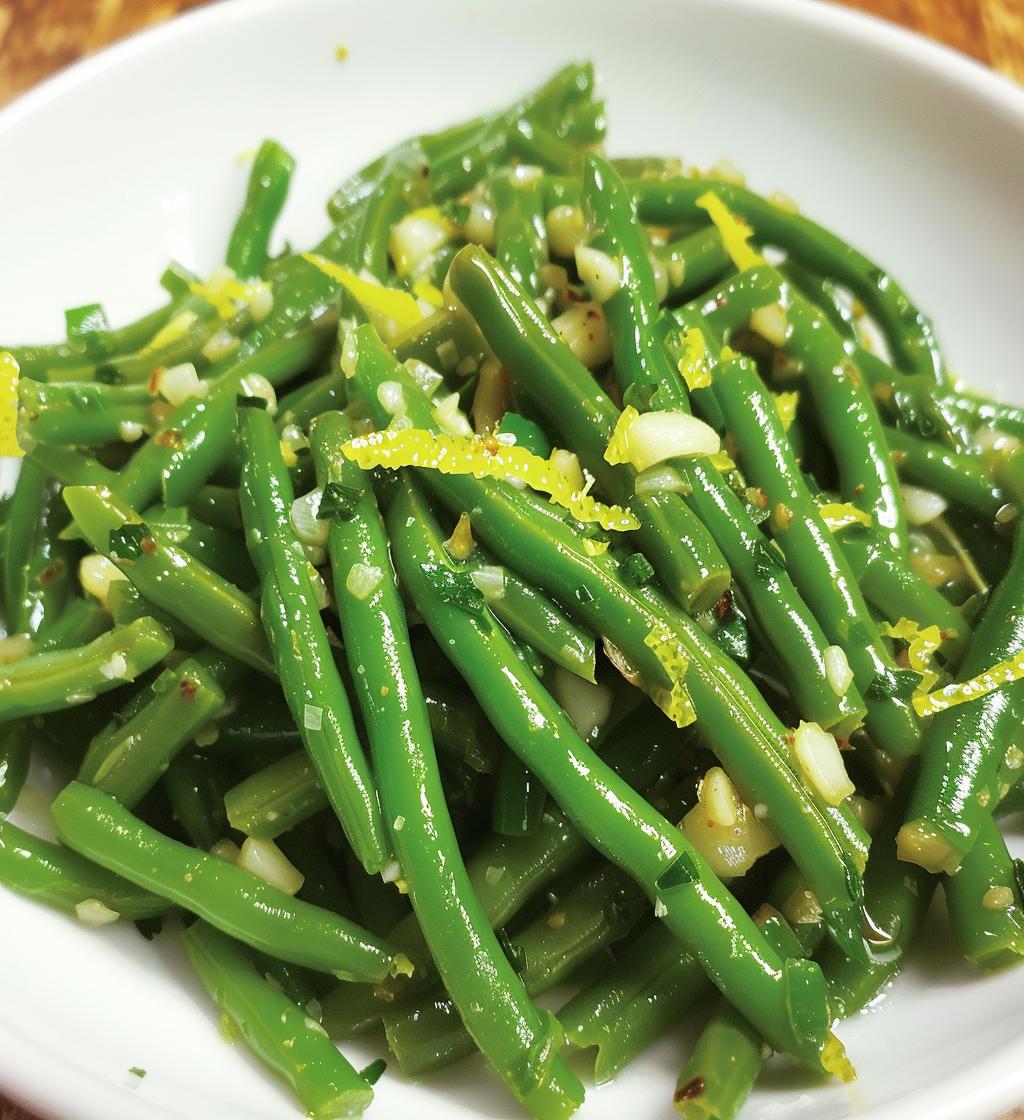 Garlic Lemon Green Beans