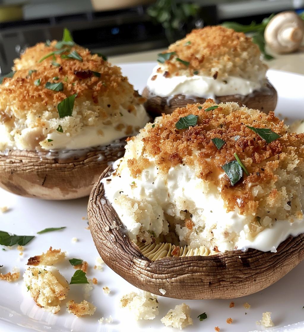 Garlic Parmesan Stuffed Mushrooms - detail 1