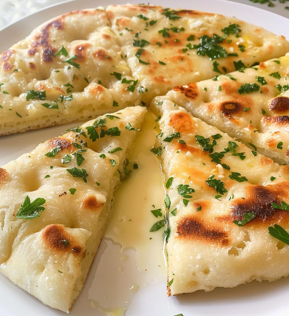 Garlic and Butter Flatbread Recipe