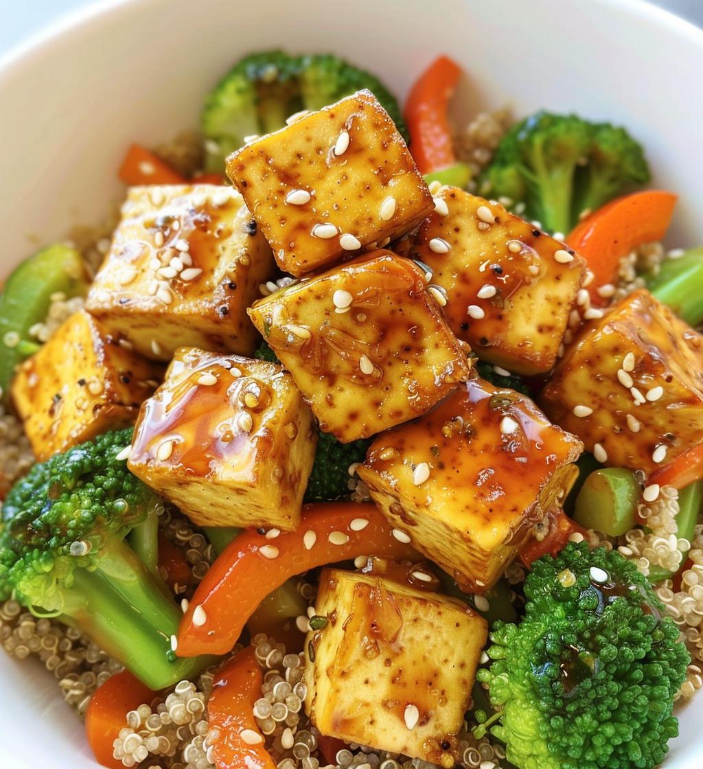 Ginger Garlic Tofu Power Bowl - detail 1