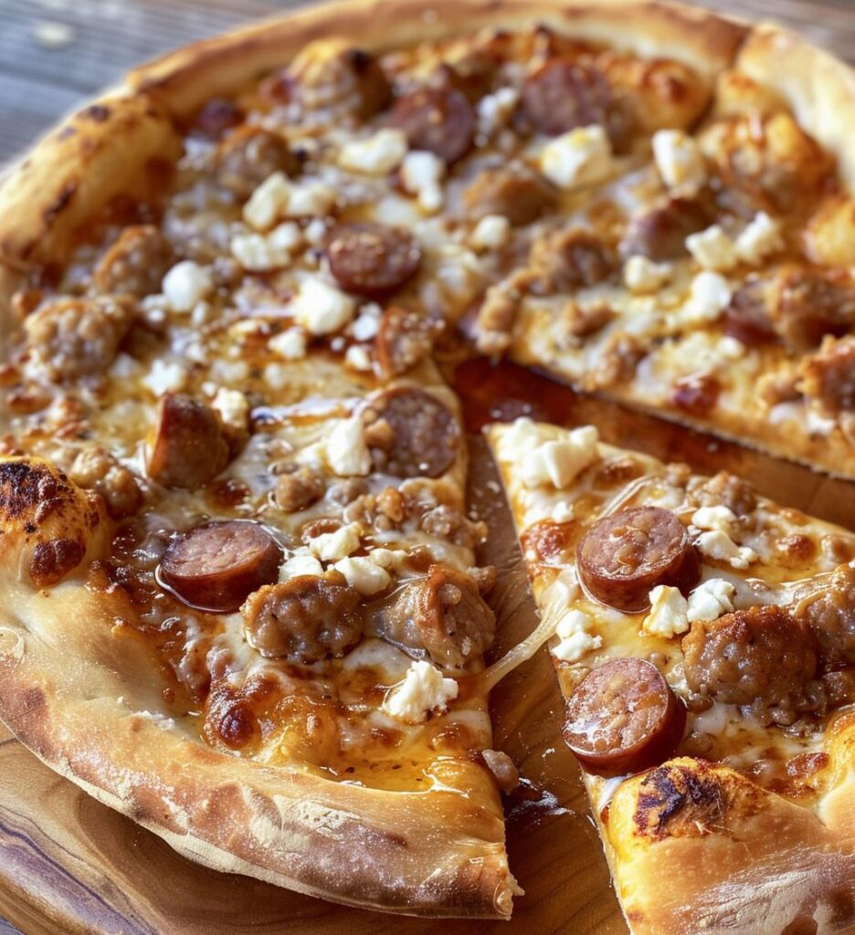 Gourmet Sausage Dinner Ideas: Hot Honey & Feta Pizza