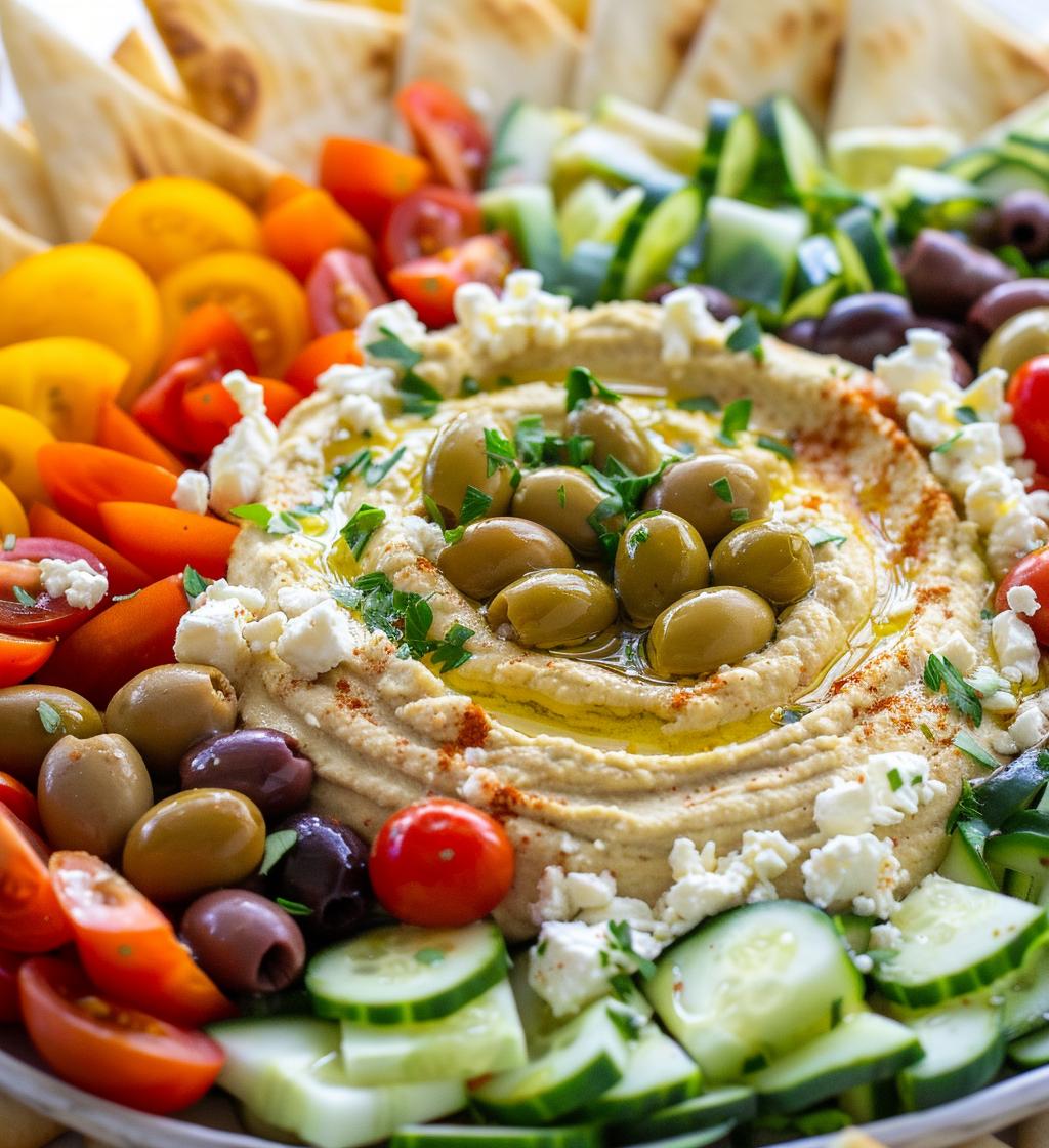 Greek Hummus Platter - detail 1