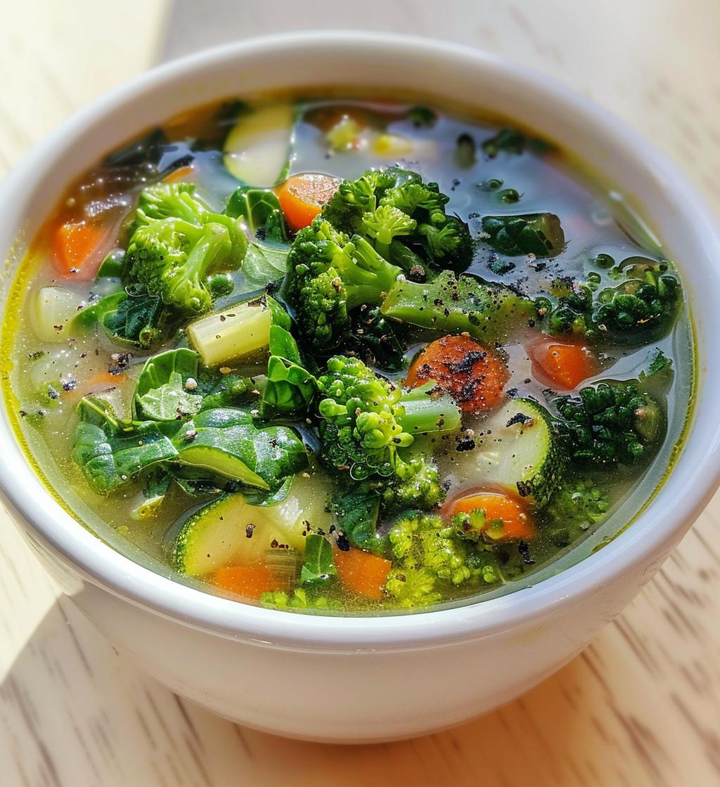 Green Detox Vegetable Soup - detail 1