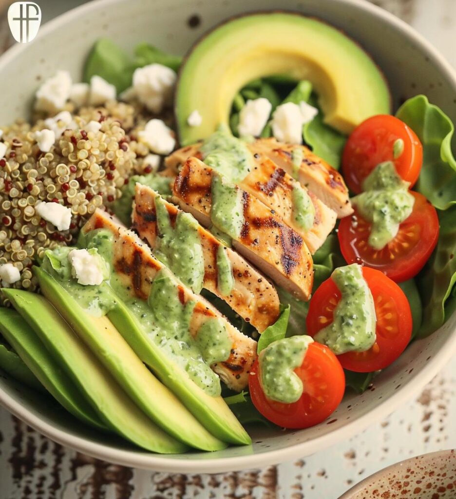 Green Goddess Chicken Power Bowls