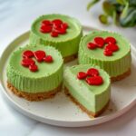 Grinch Mini Cheesecakes