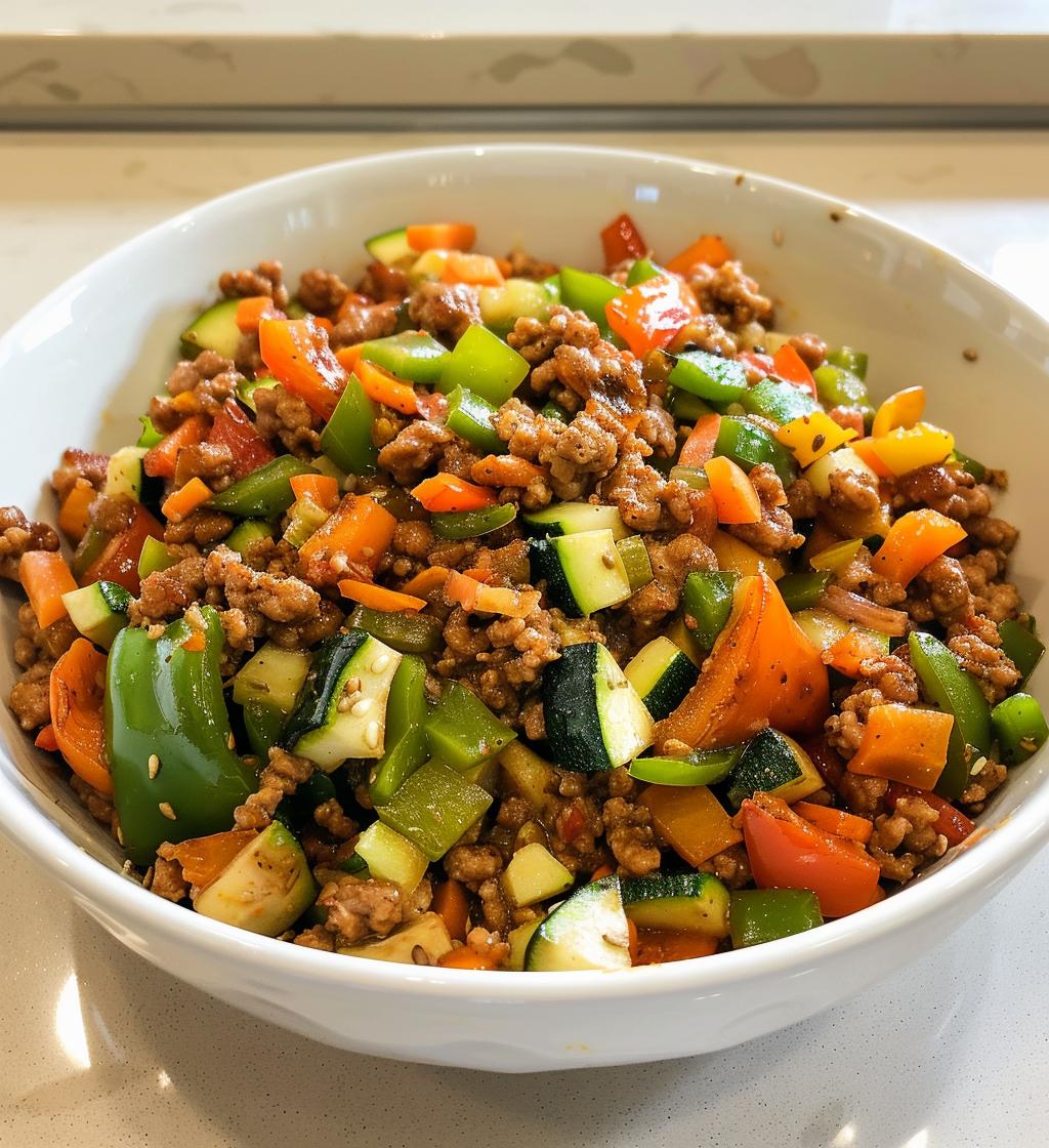Ground Turkey & Veggie Skillet - detail 1