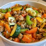 Ground Turkey & Veggie Skillet