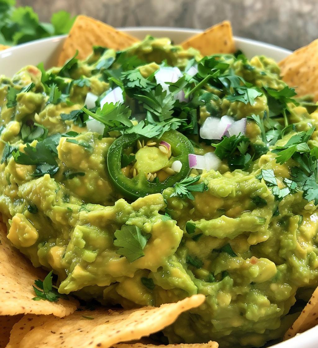 Guacamole with Fresh Herbs - detail 1