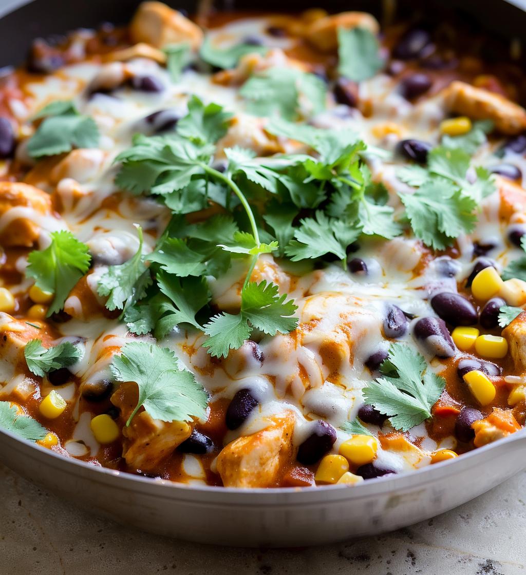 Healthy Chicken Enchilada Skillet - detail 1
