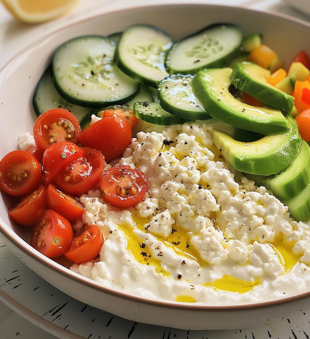 Healthy Cottage Cheese Dinner Bowls - detail 1