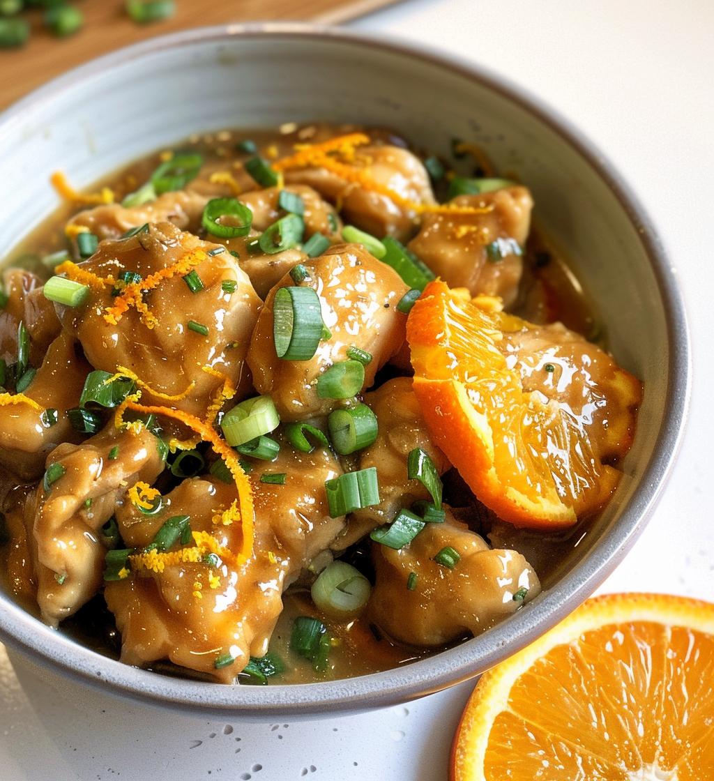 Healthy Orange Chicken - detail 1