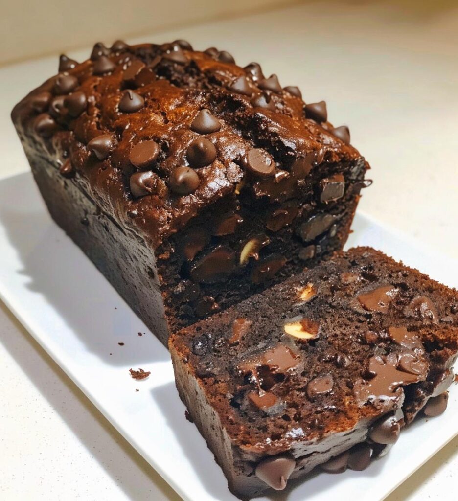 High Protein Chocolate Banana Bread