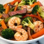 High-Protein Steak and Shrimp Stir-Fry