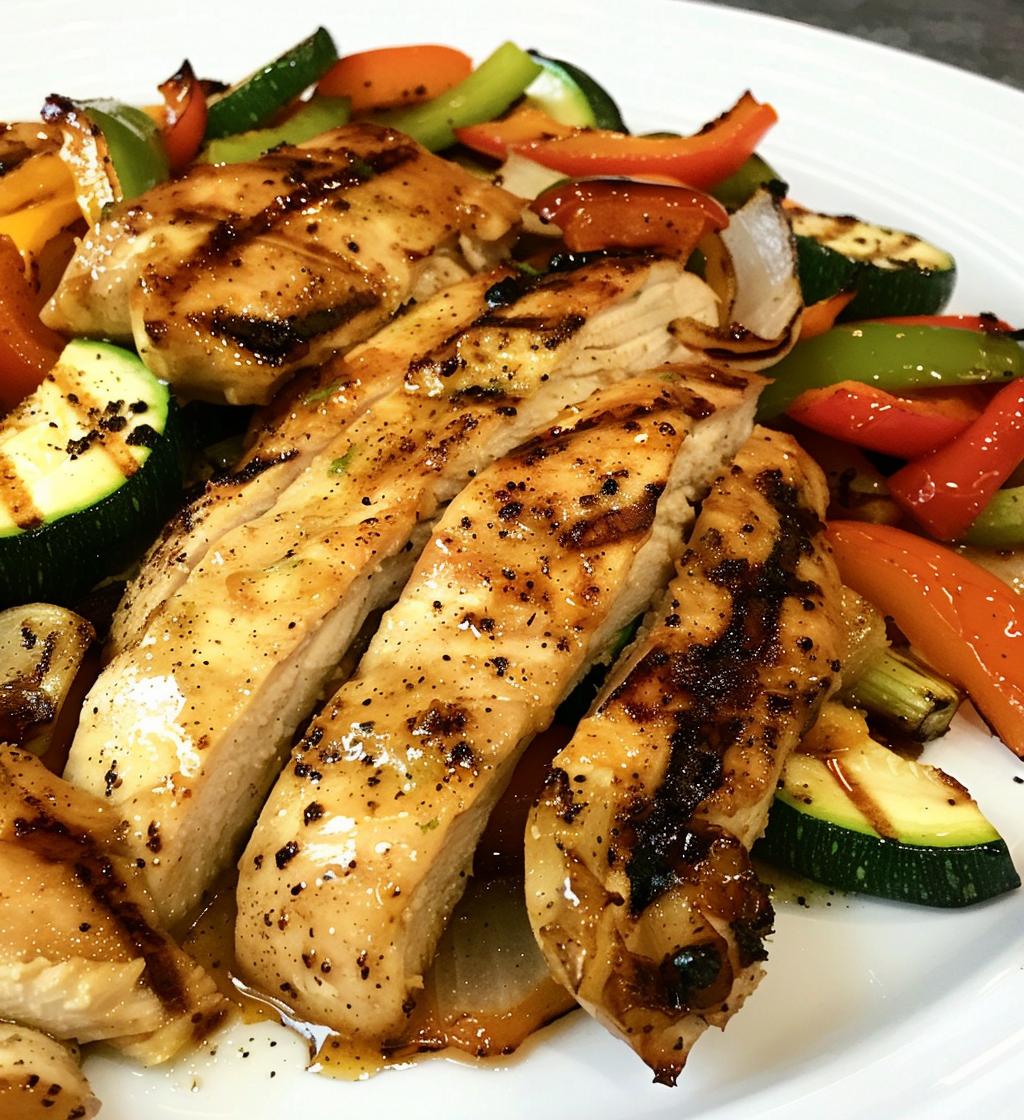 Honey-Lime Grilled Chicken with Veggies - detail 1