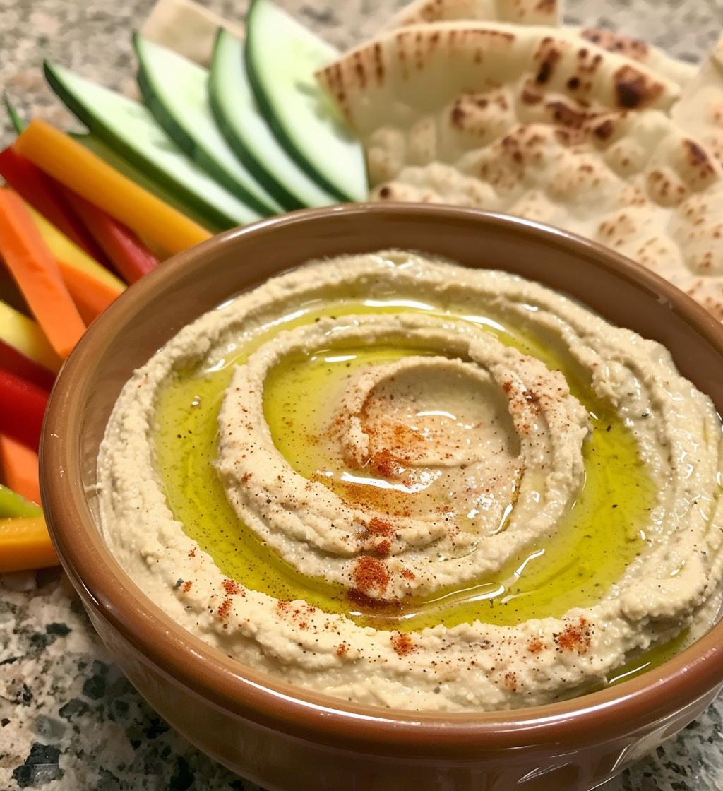 Hummus (no tahini version optional) - detail 1